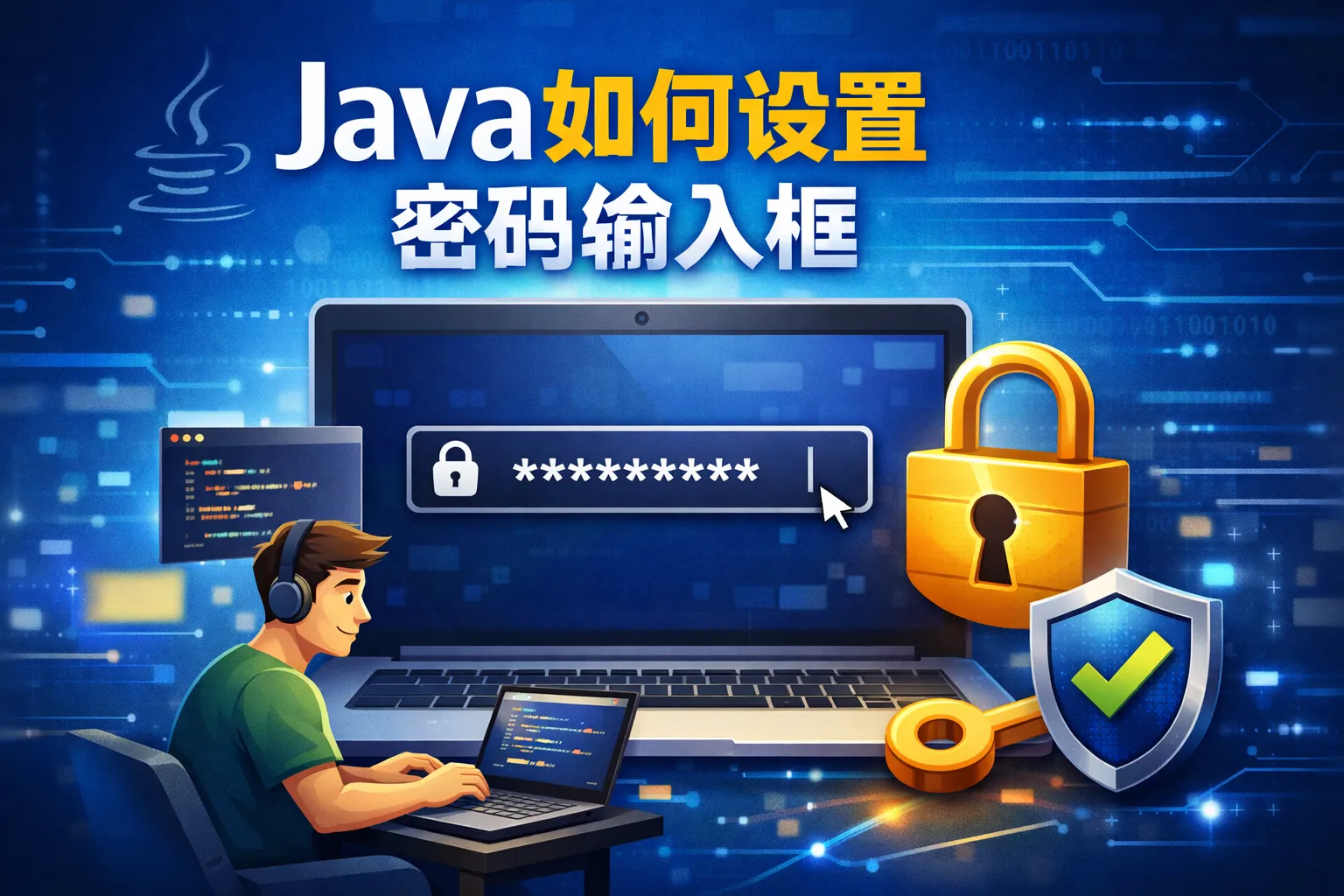 java如何设置密码输入框