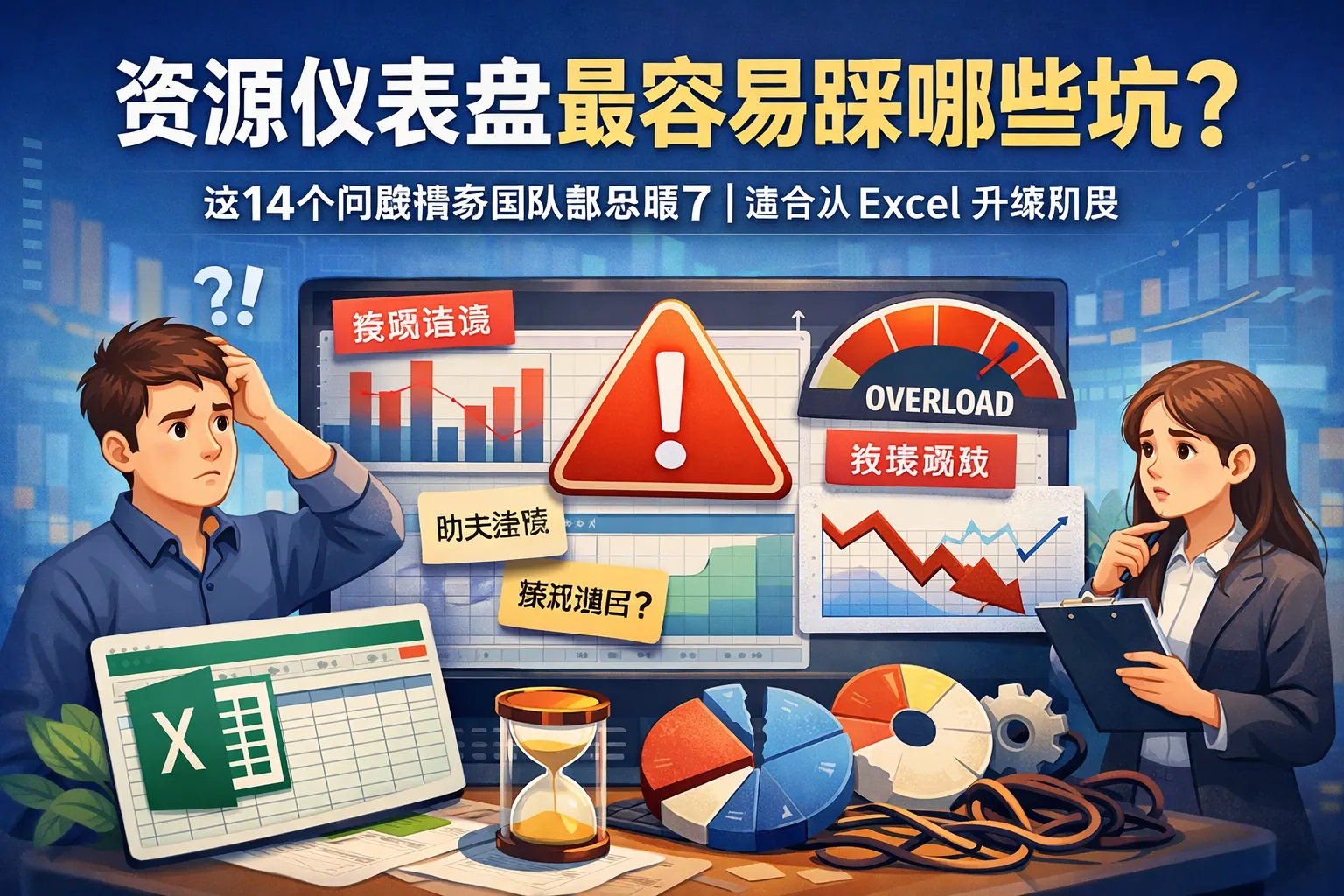 资源仪表盘最容易踩哪些坑?这14个问题很多团队都忽略了|适合从 Excel 升级阶段