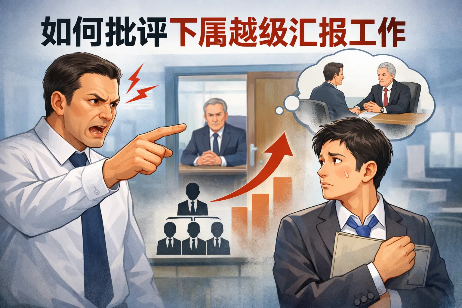 如何批评下属越级汇报工作