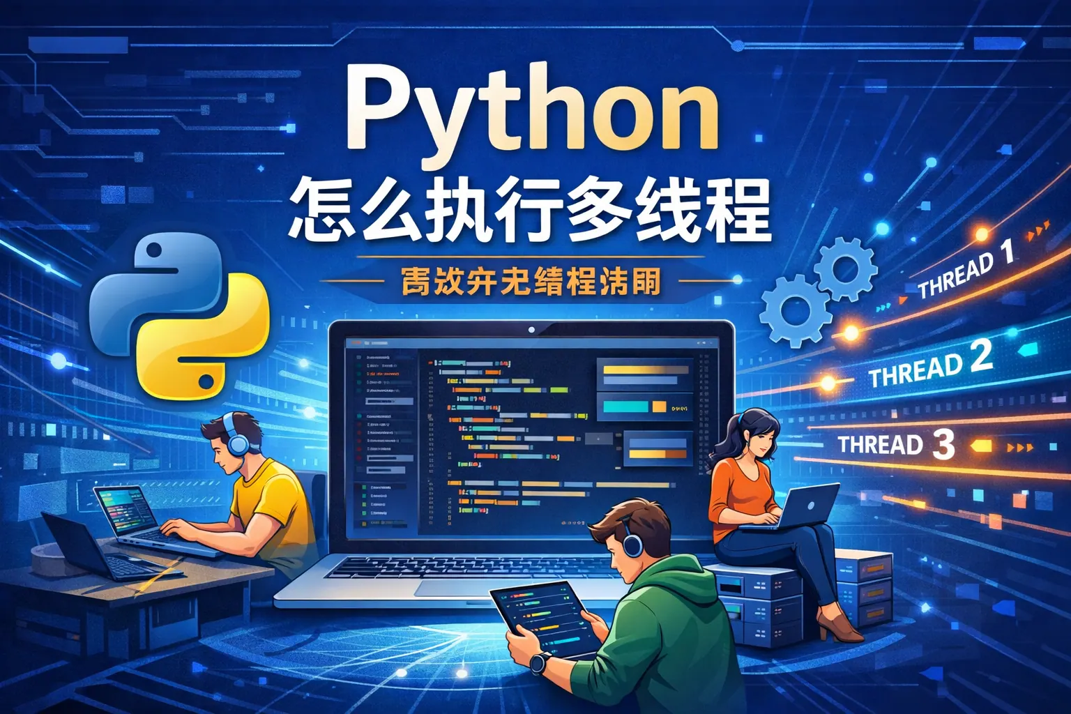 python怎么执行多线程