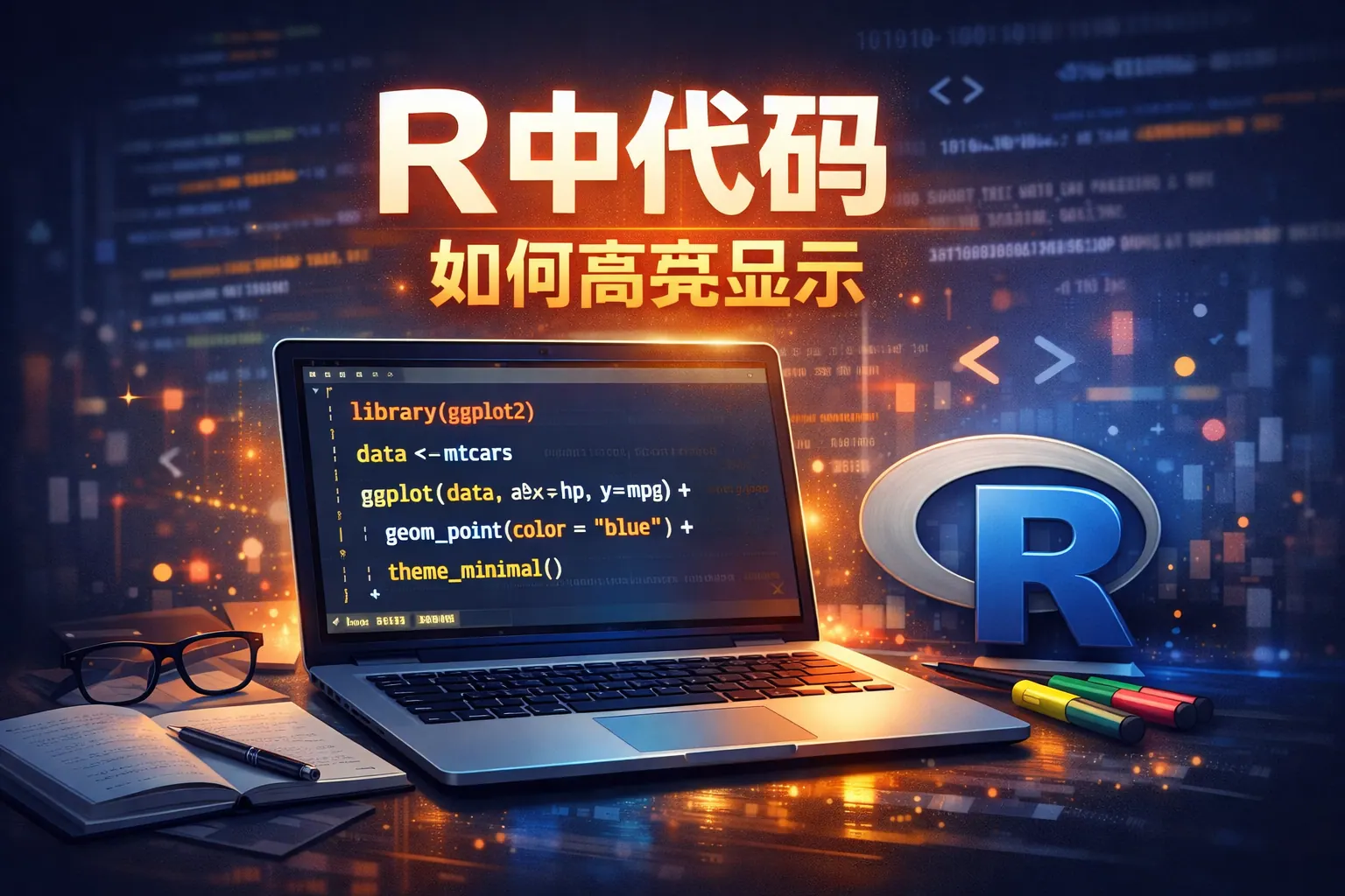 r中代码如何高亮显示