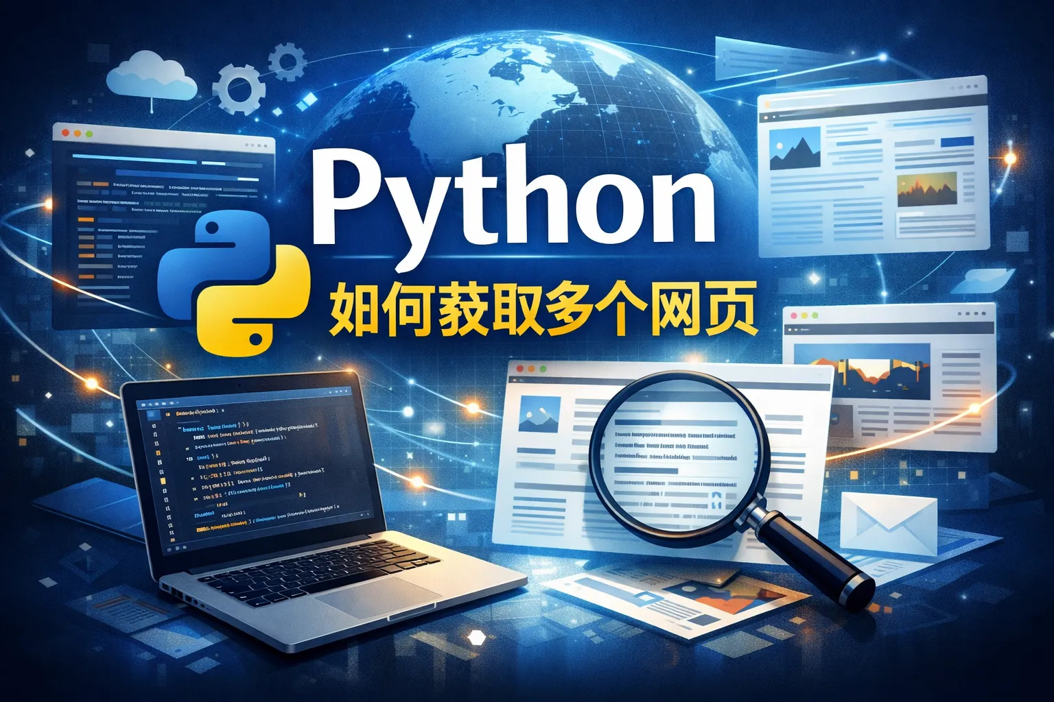 python如何获取多个网页