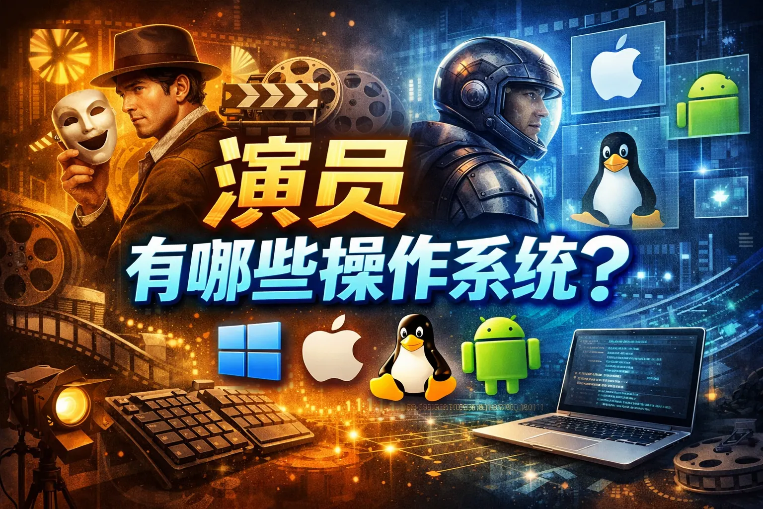 演员都有哪些操作系统