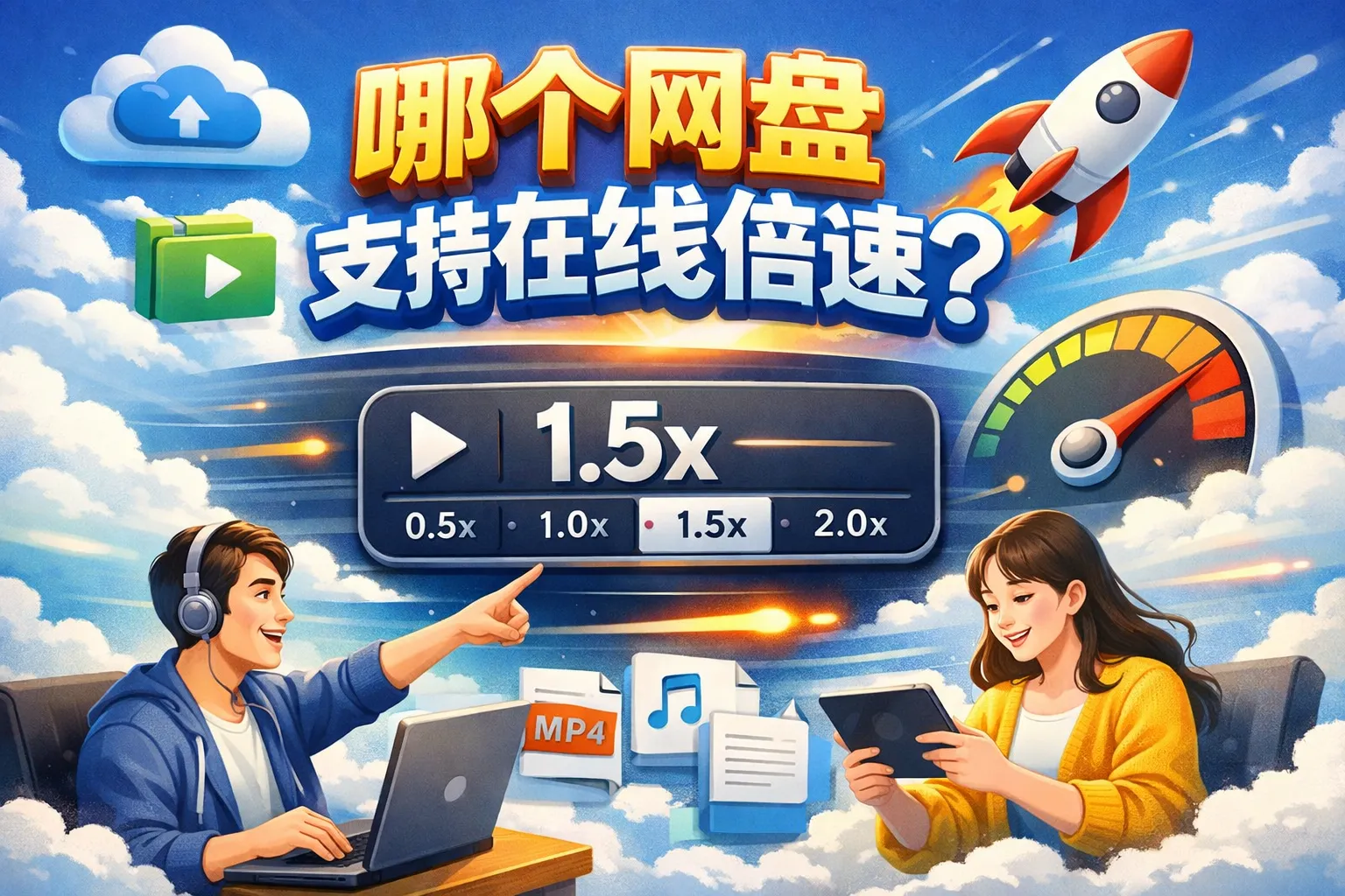 哪个网盘支持在线倍速
