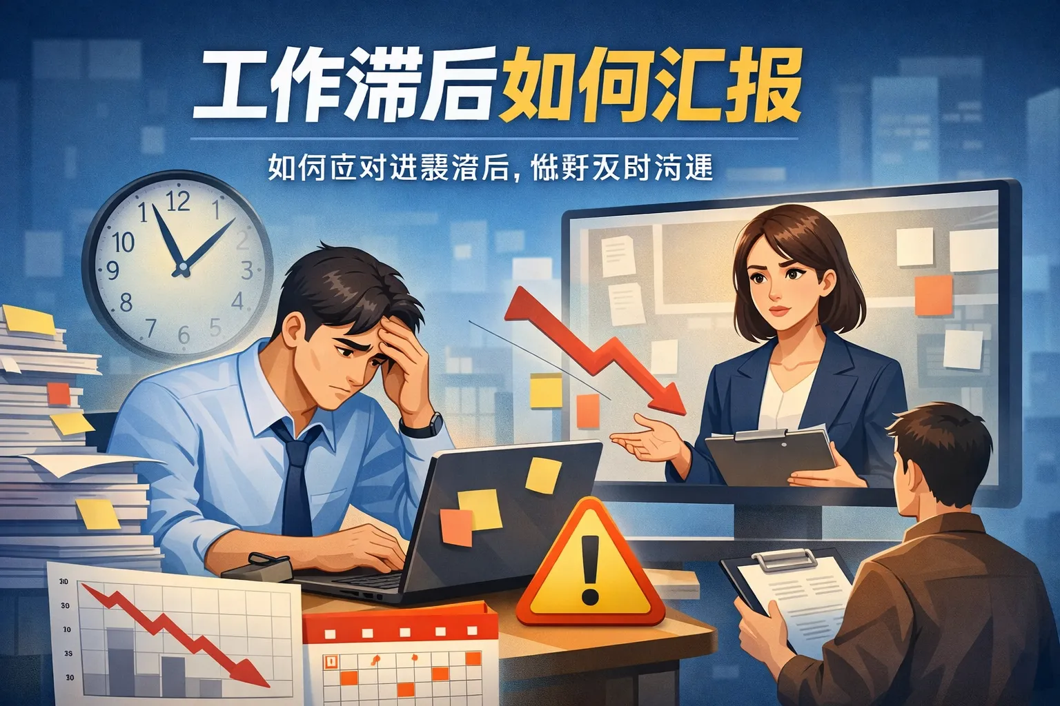 工作滞后如何汇报