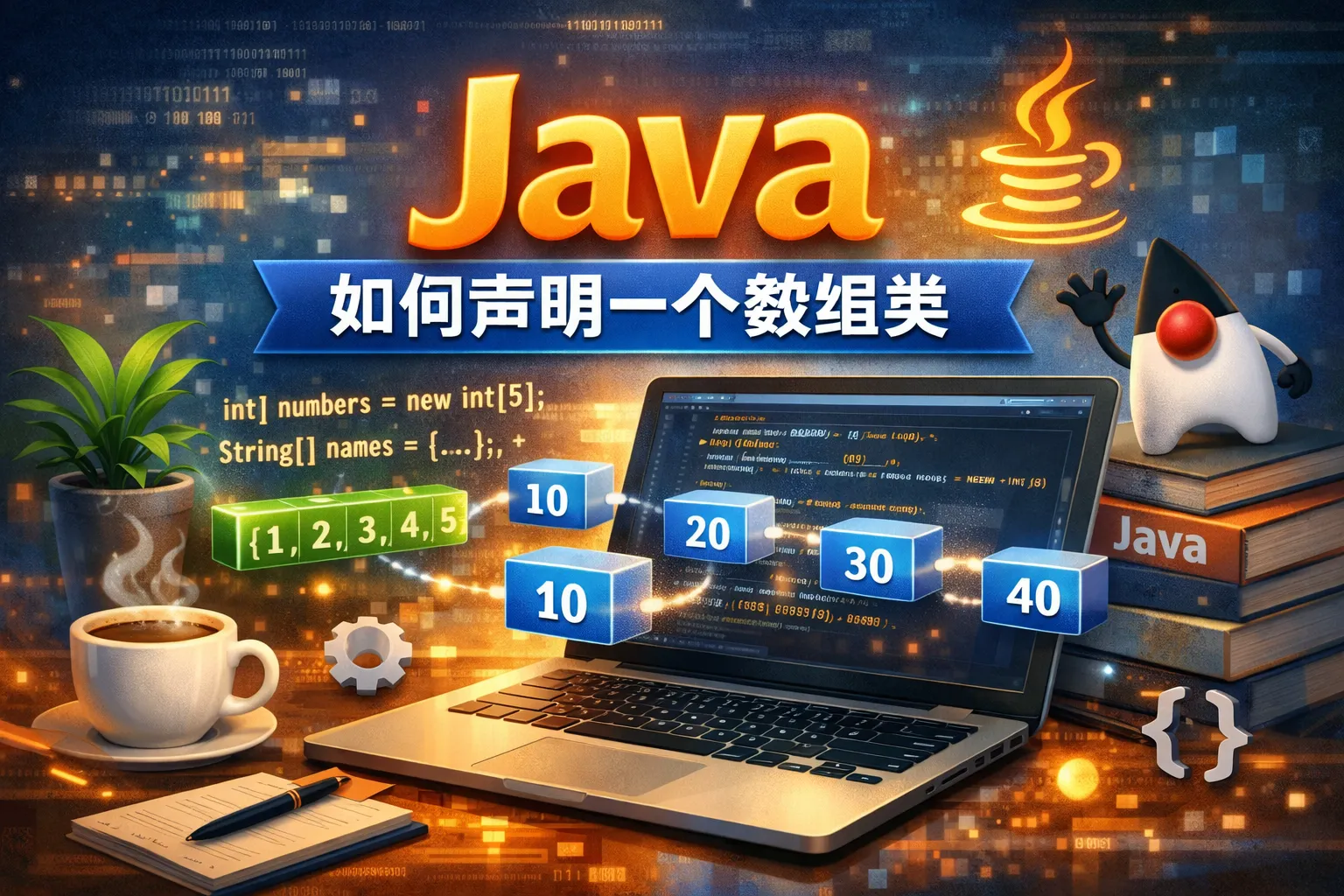 java如何声明一个数组类