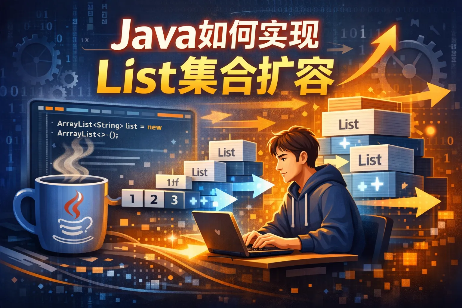 java如何实现list集合扩容