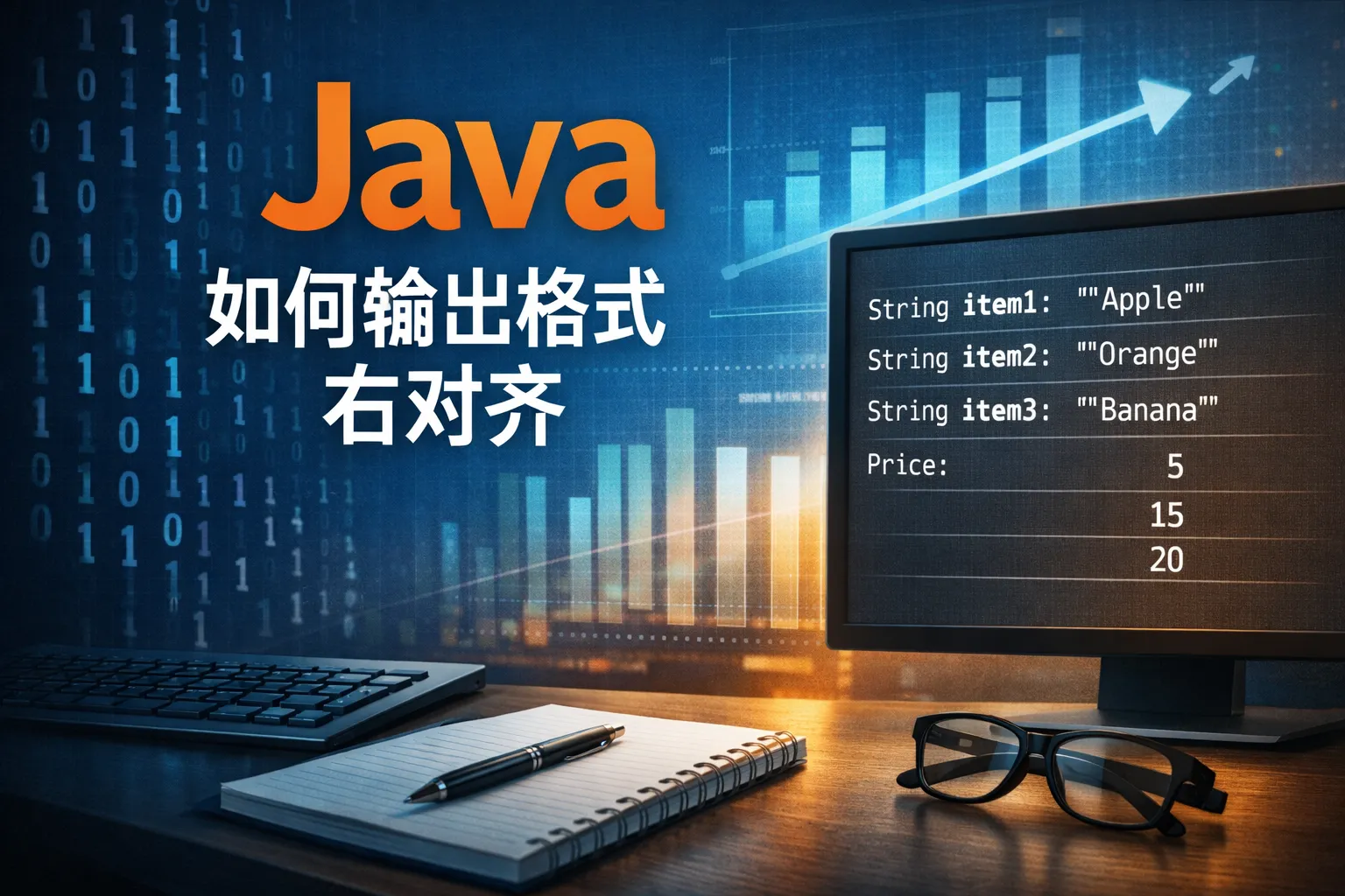 java如何输出格式右对齐