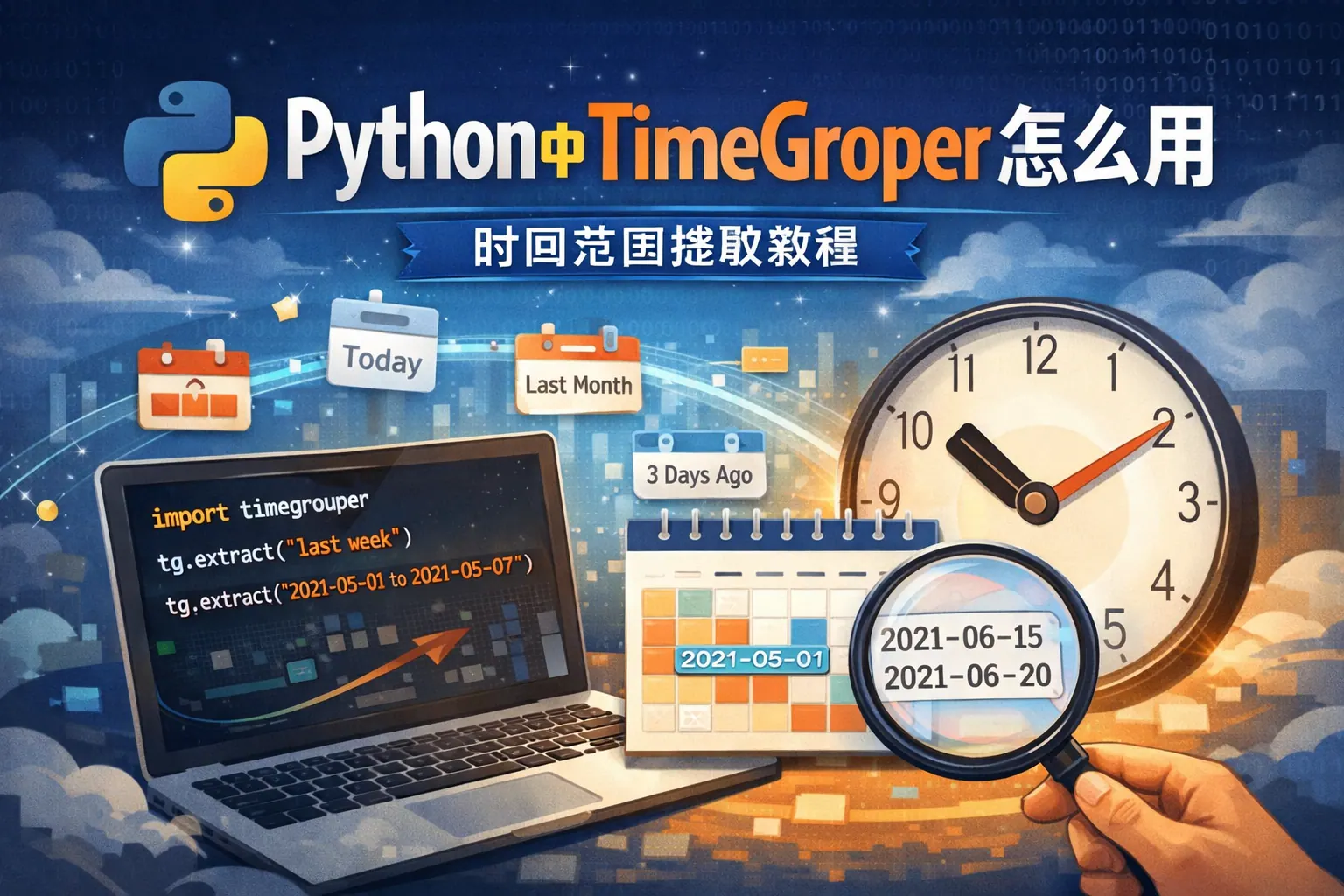 python中TimeGroper怎么用