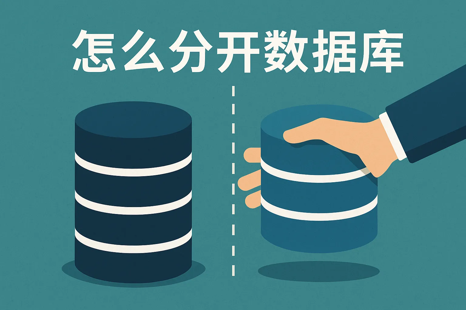 怎么分开数据库