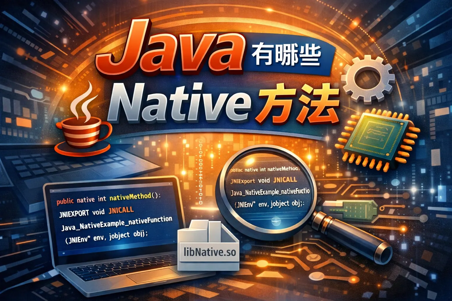 Java 有哪些native方法