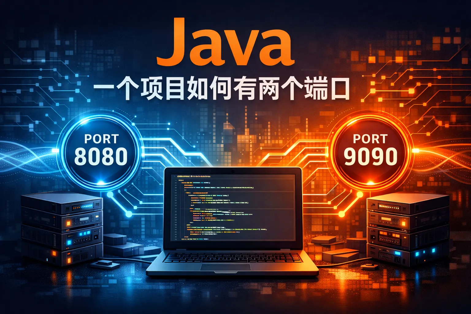 java一个项目如何有两个端口