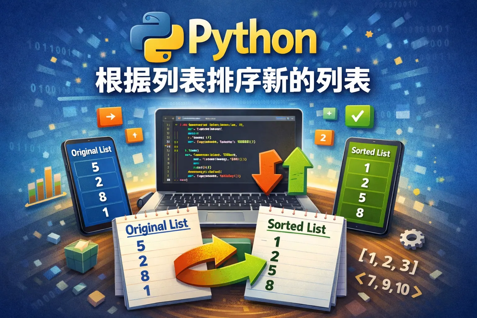 python根据列表排序新的列表