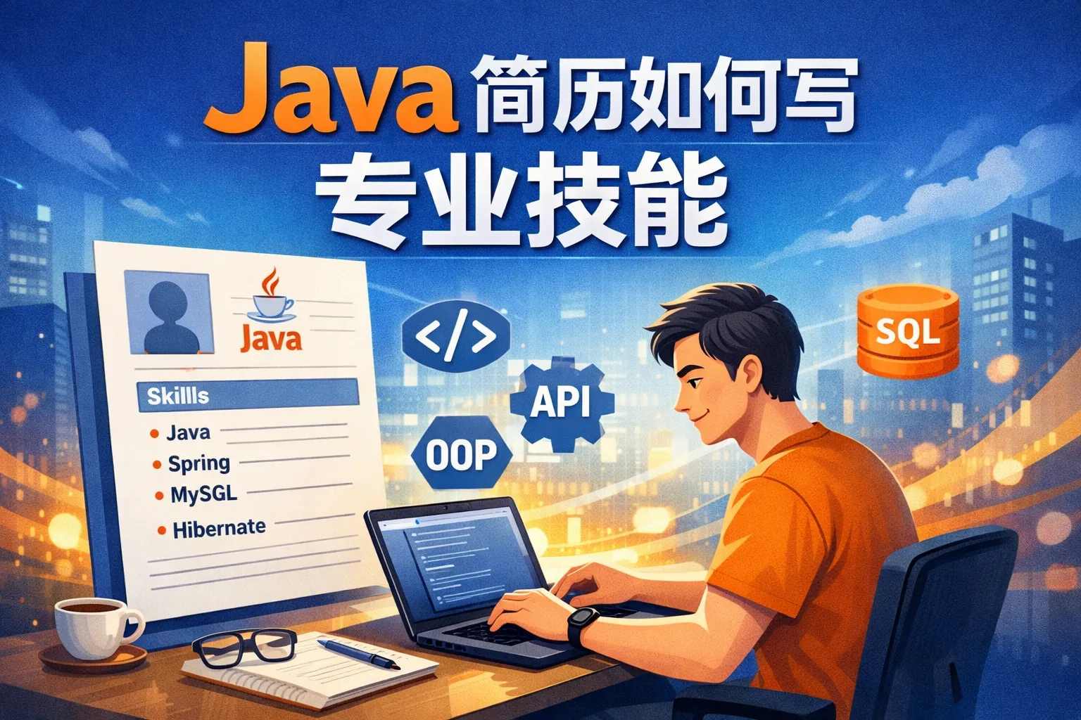 java简历如何写专业技能