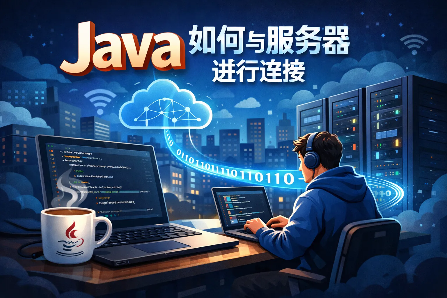 java如何与服务器进行连接
