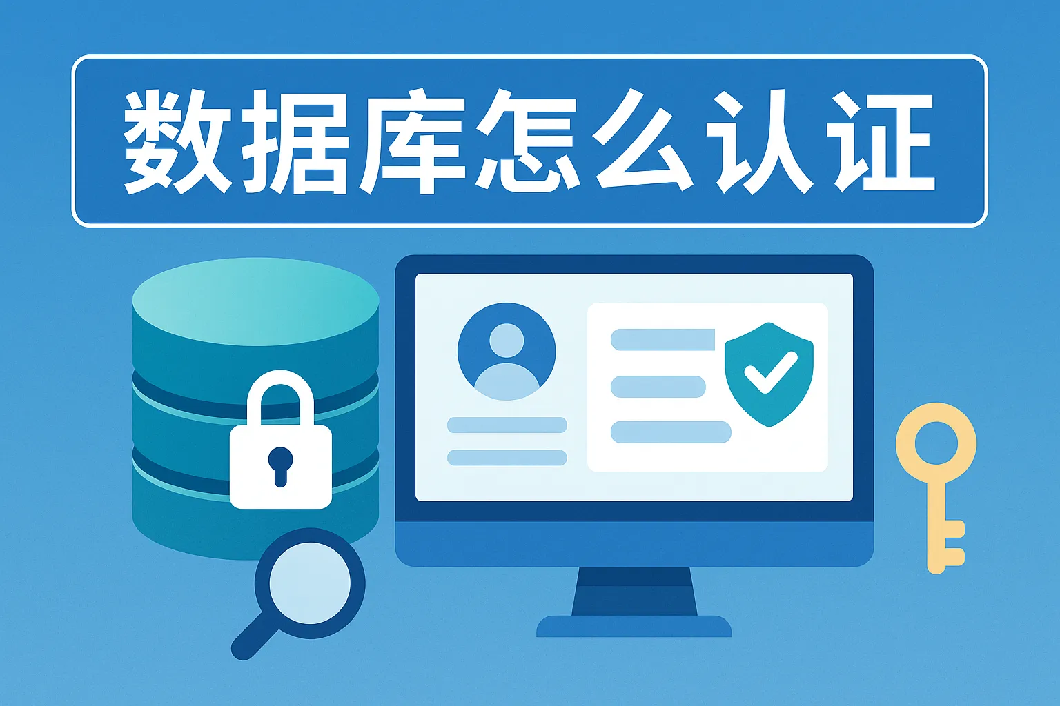 数据库怎么认证