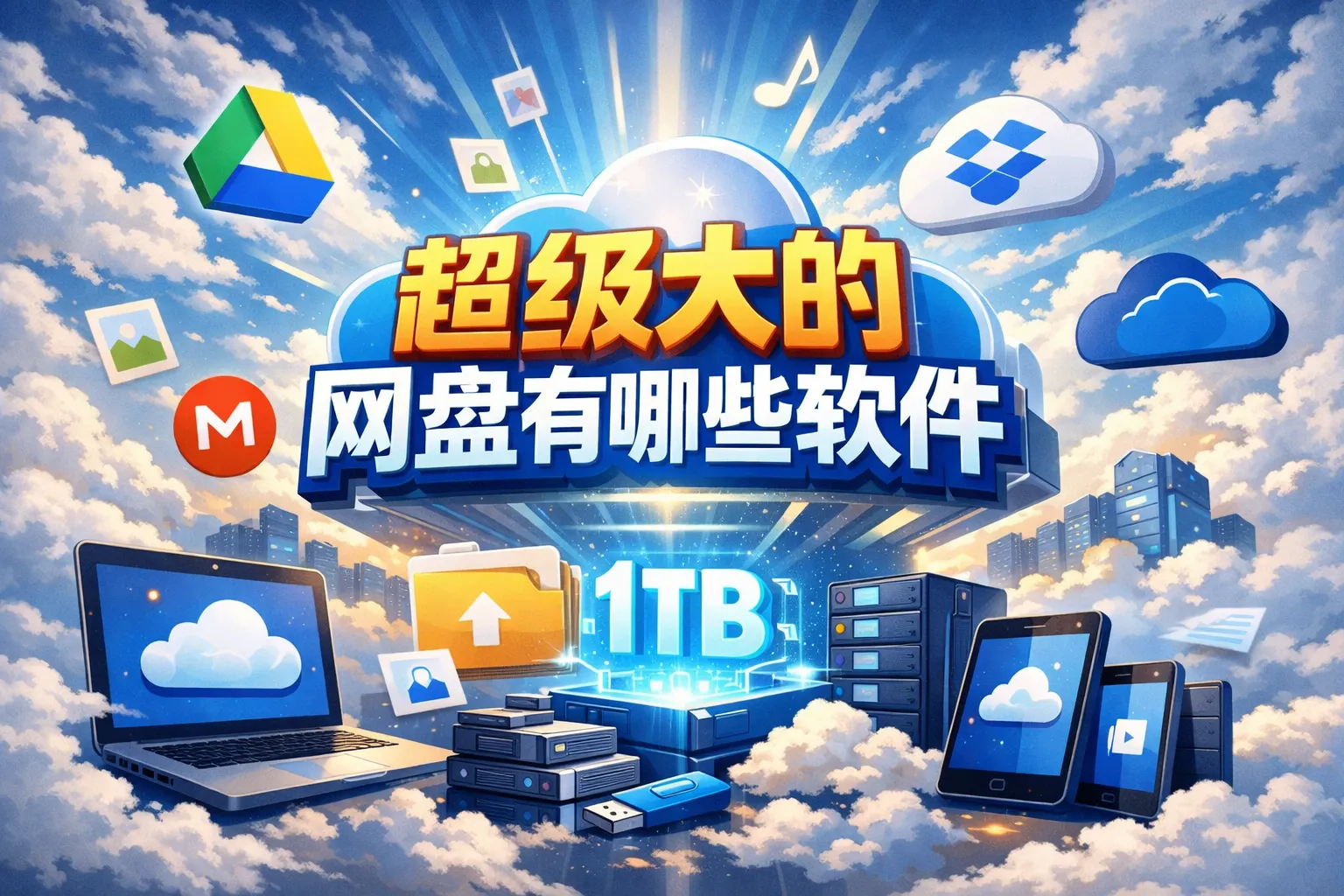 超级大的网盘有哪些软件
