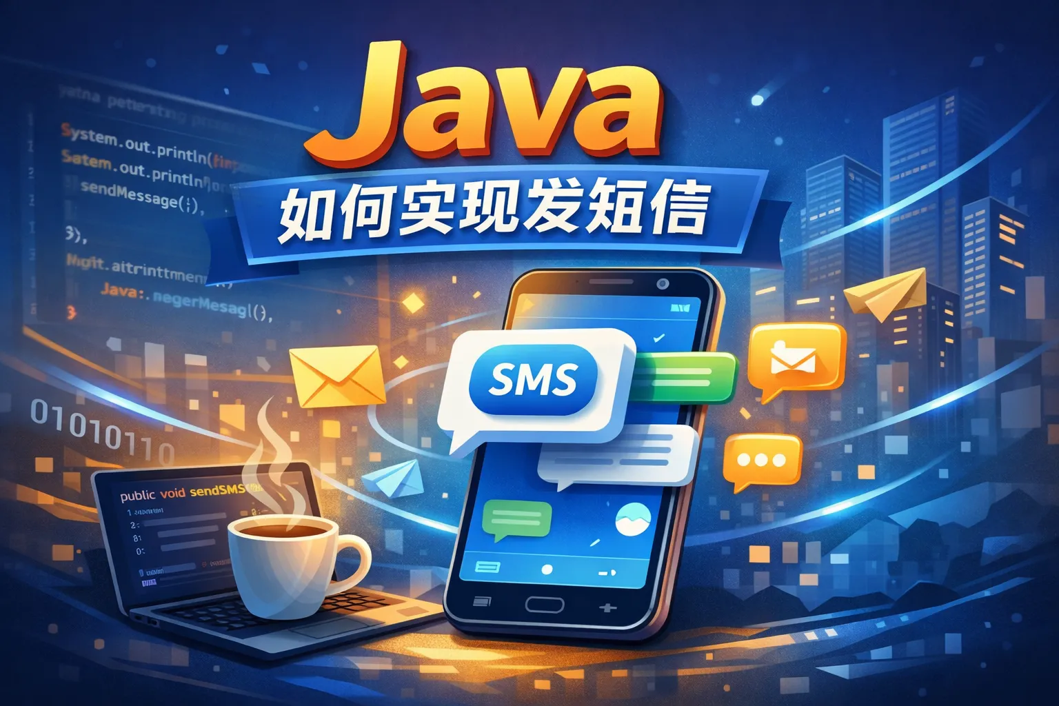java如何实现发短信