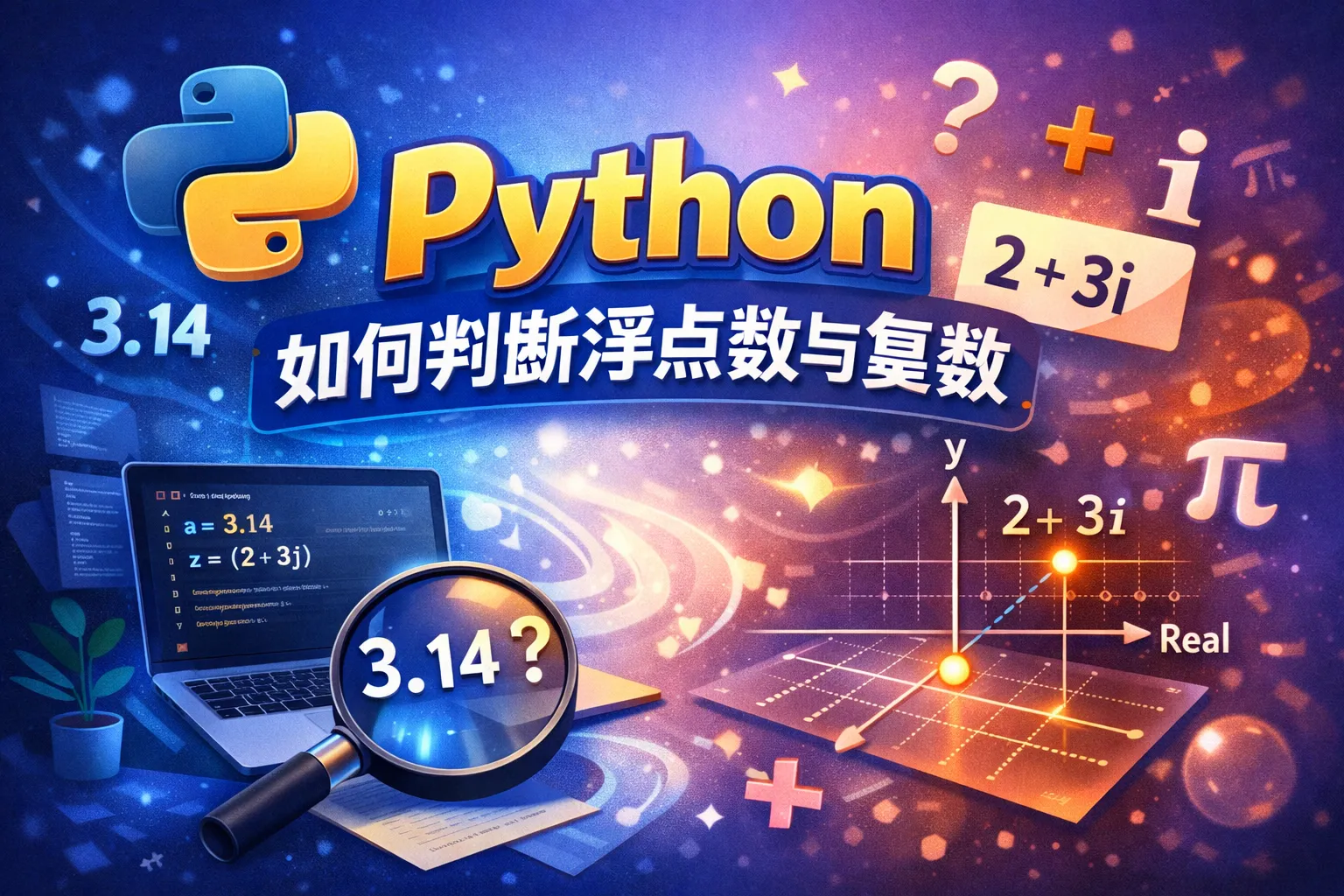 Python如何判断浮点数与复数