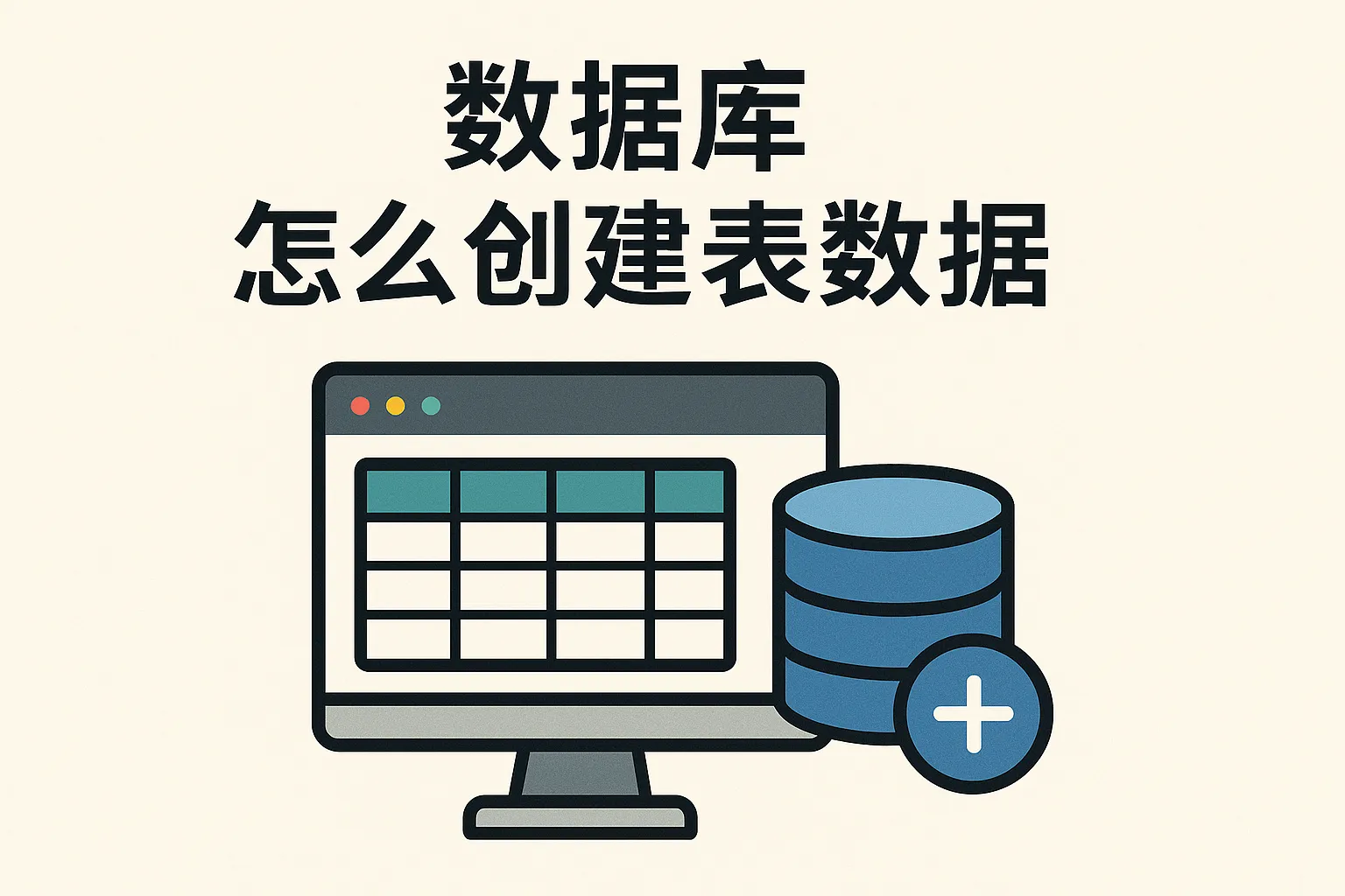 数据库怎么创建表数据