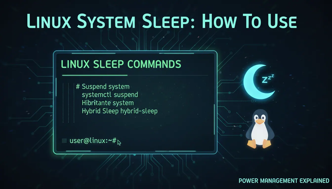 Linux系统sleep如何用