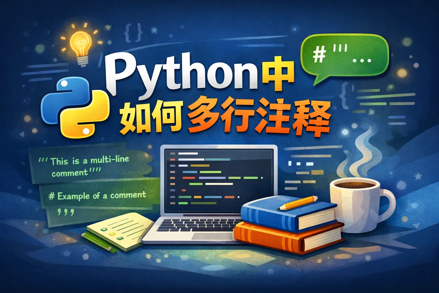 python中如何多行注释