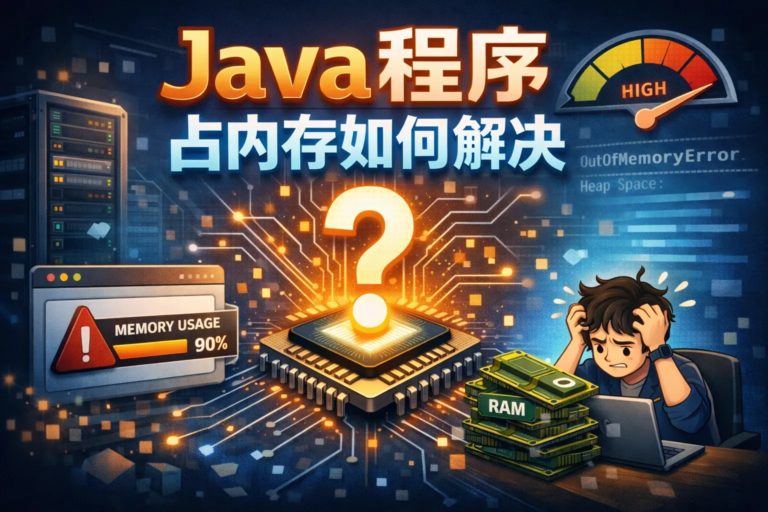 java程序占内存如何解决