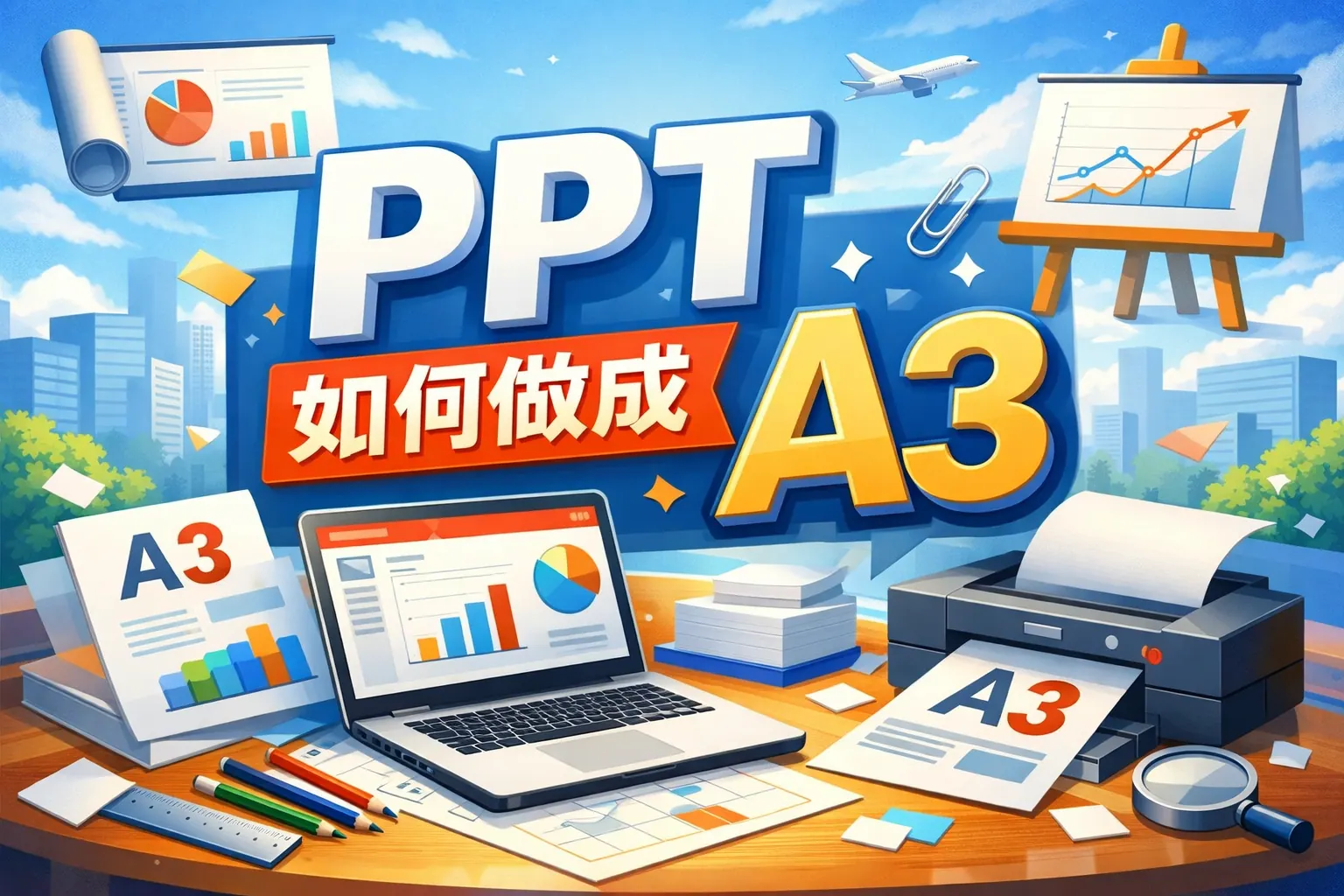 ppt如何做成a3