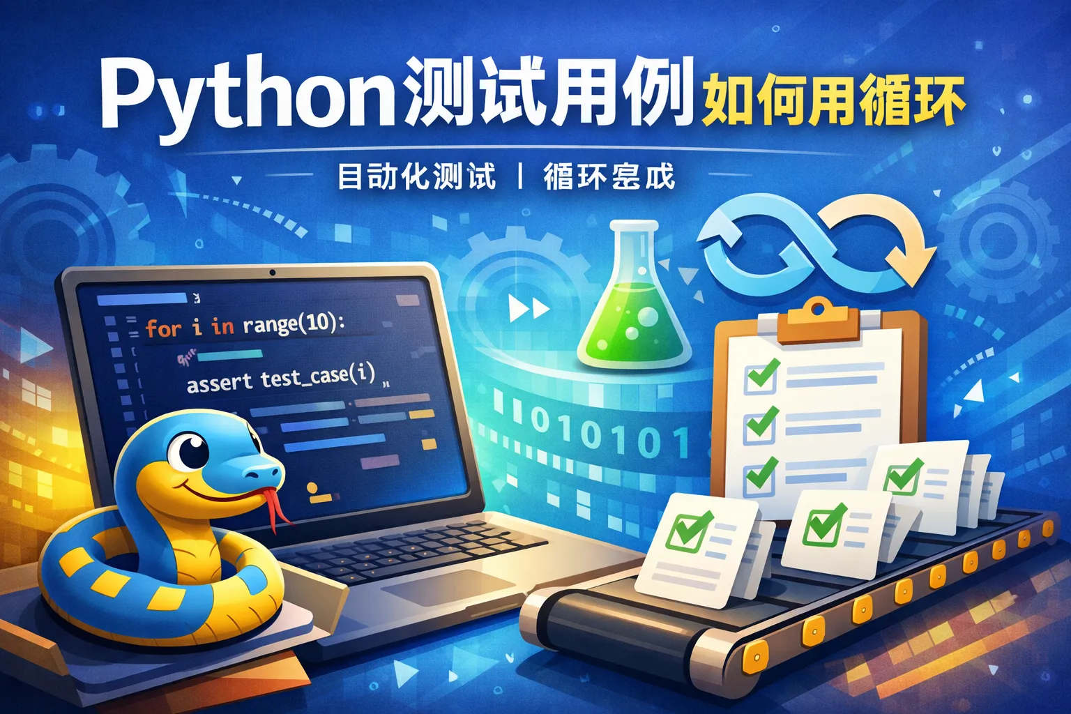 python测试用例如何用循环