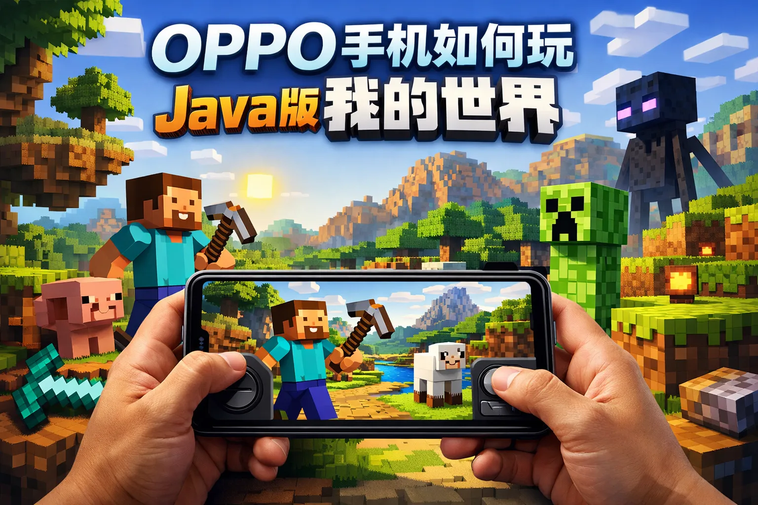 oppo手机如何玩java版我的世界