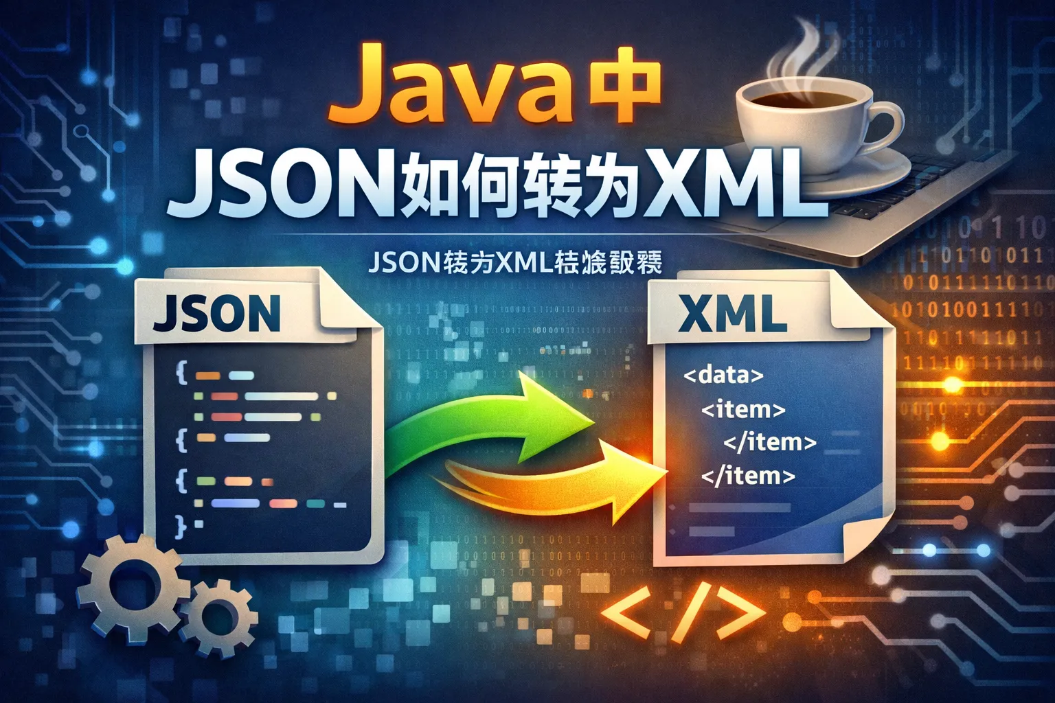java中json如何转为xml