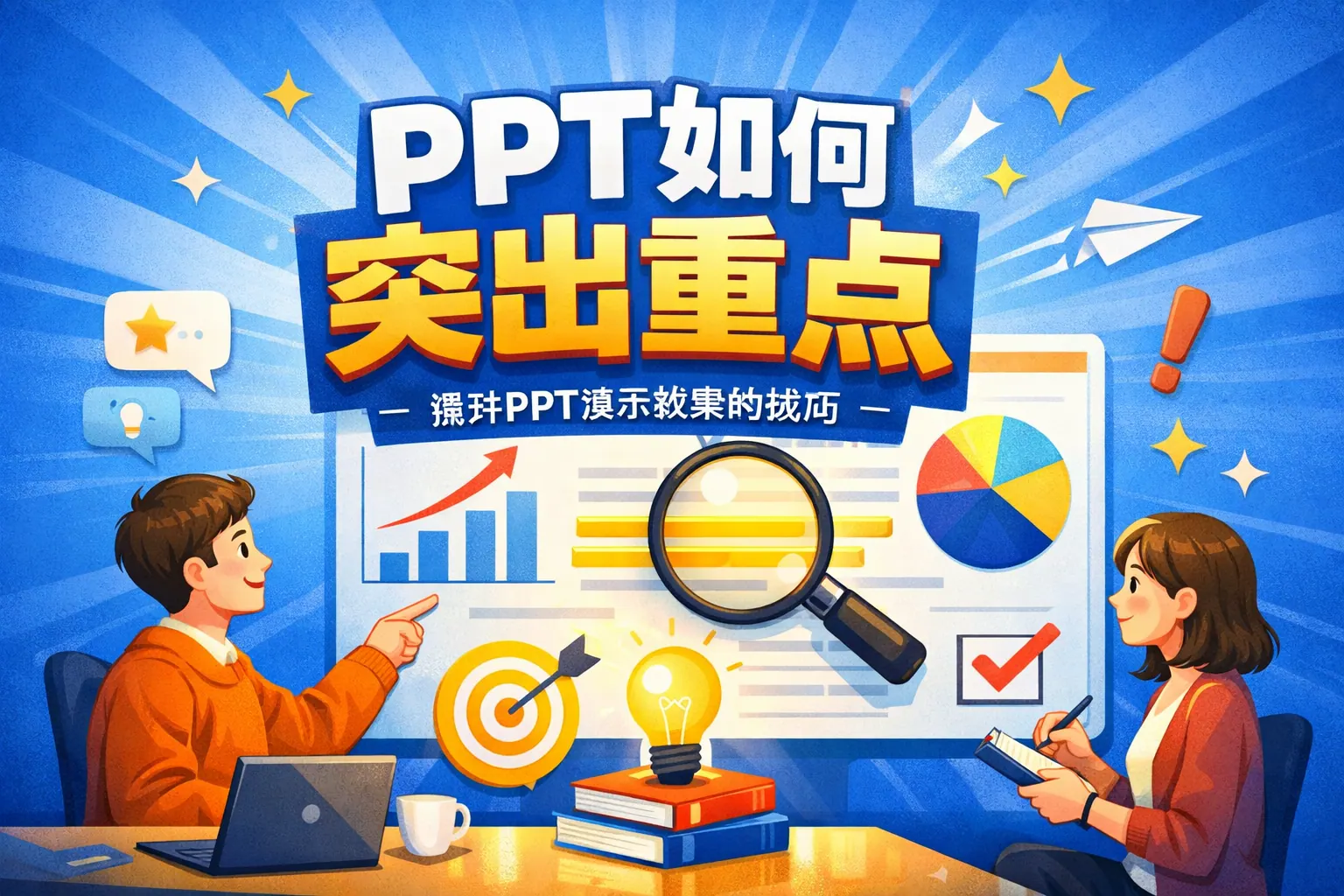 ppt如何突出重点