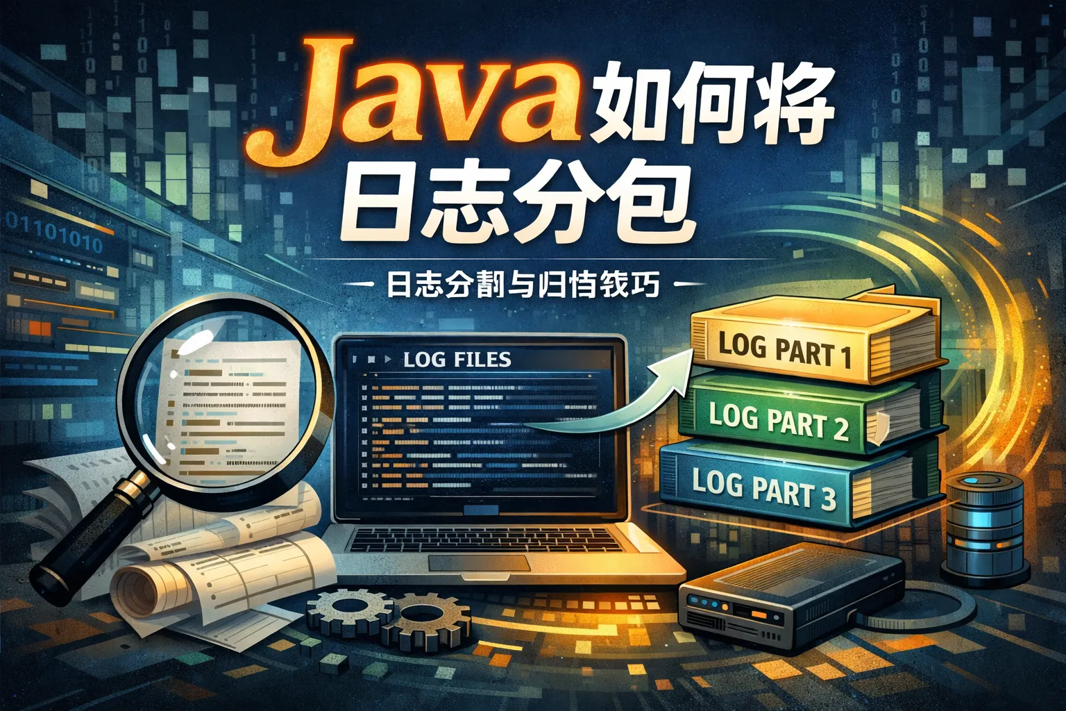 java如何将日志分包