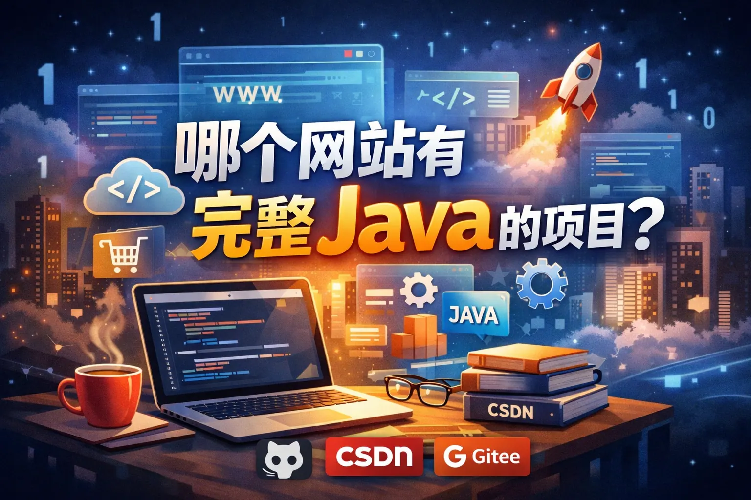 哪个网站有完整java的项目