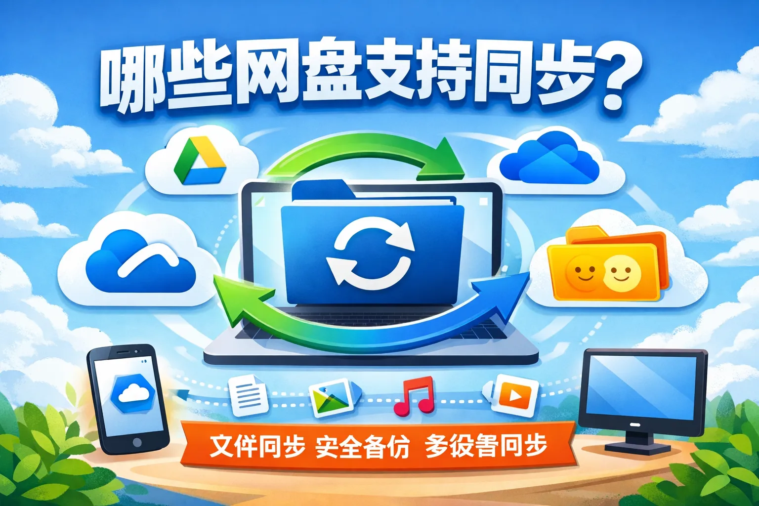 哪些网盘支持同步