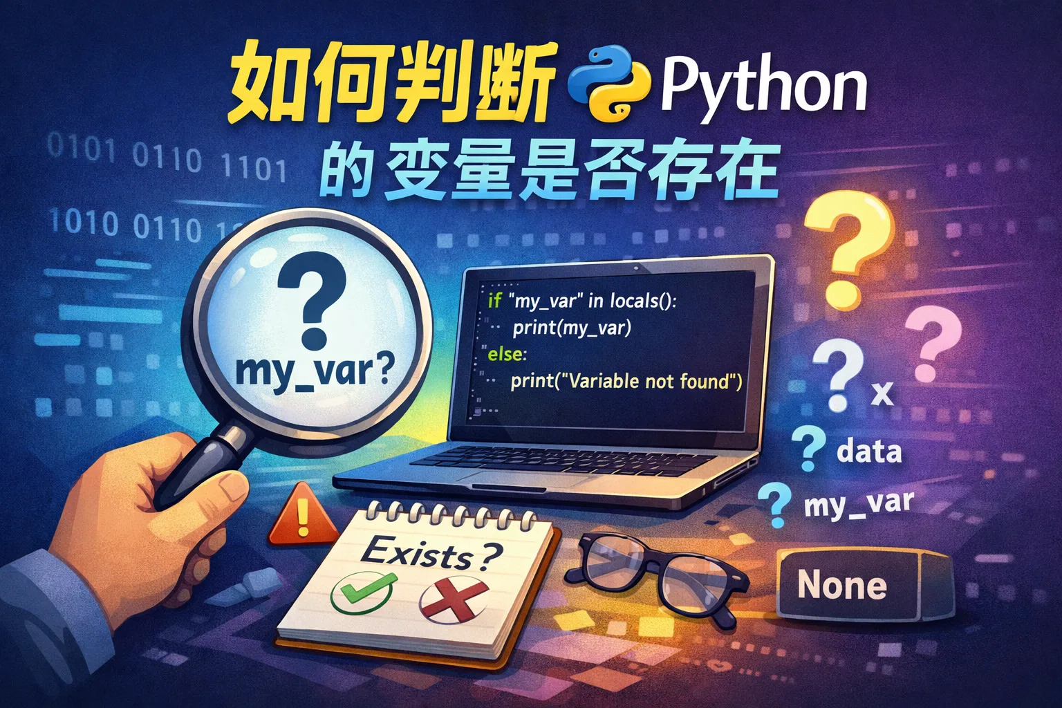 如何判断python的变量是否存在