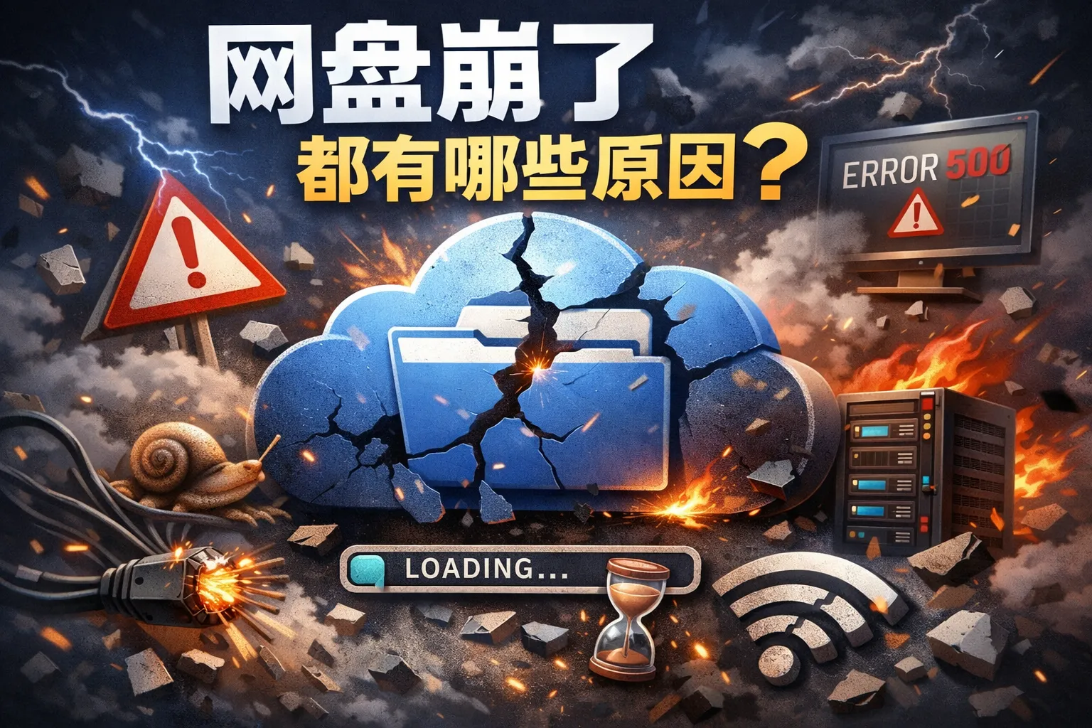 网盘崩了都有哪些原因