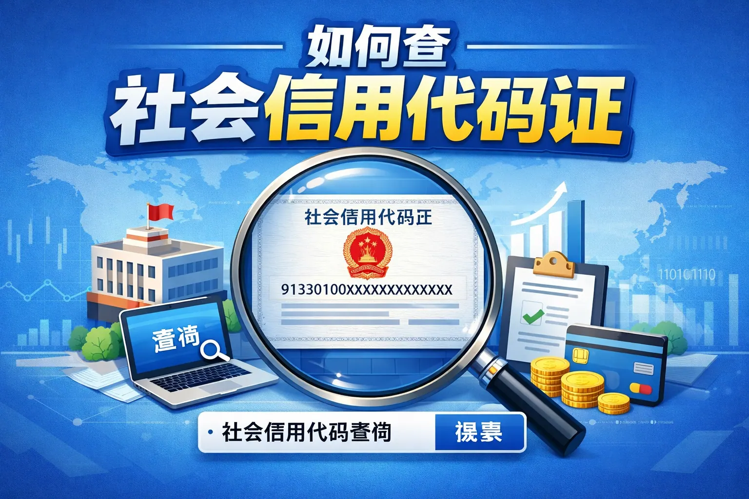 如何查社会信用代码证