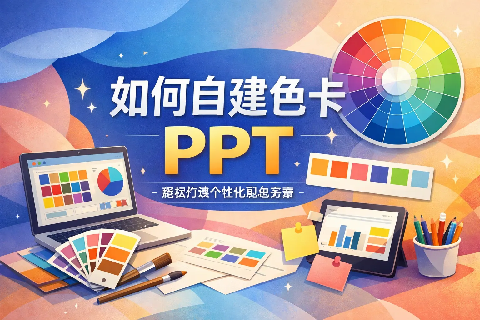 如何自建色卡 ppt