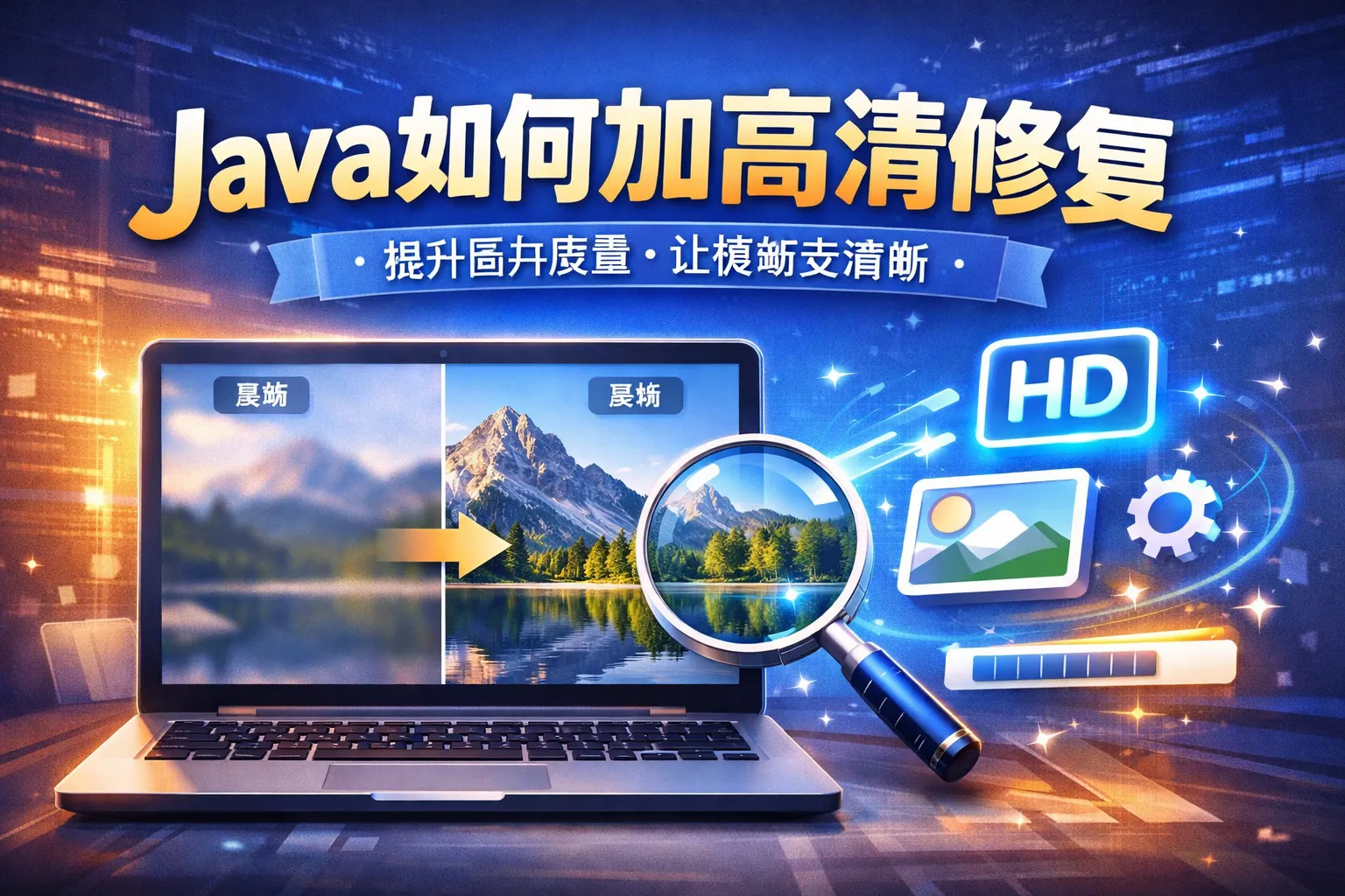 java如何加高清修复