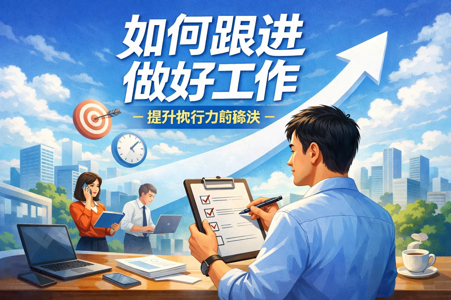 如何跟进做好工作