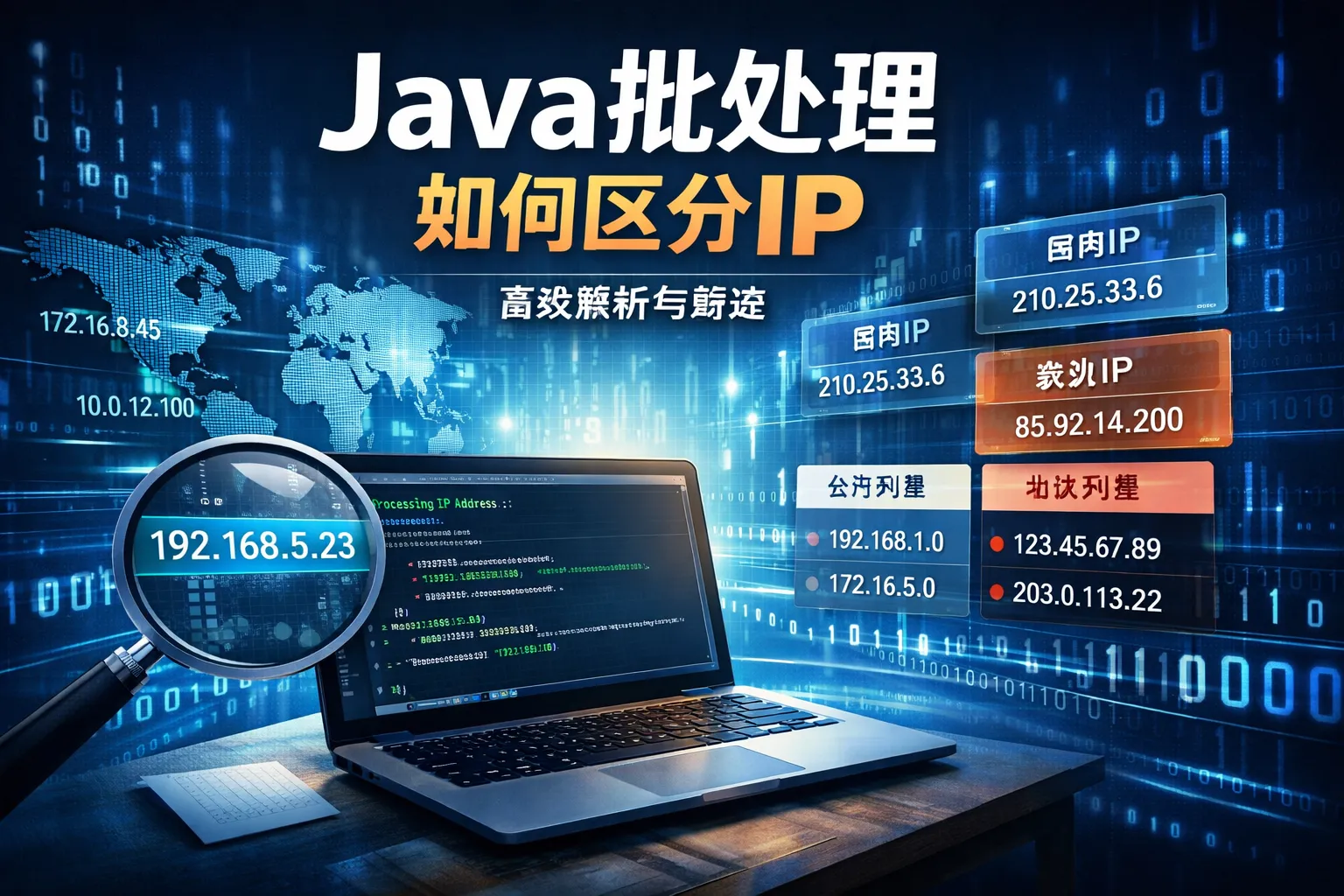 java批处理如何区分ip