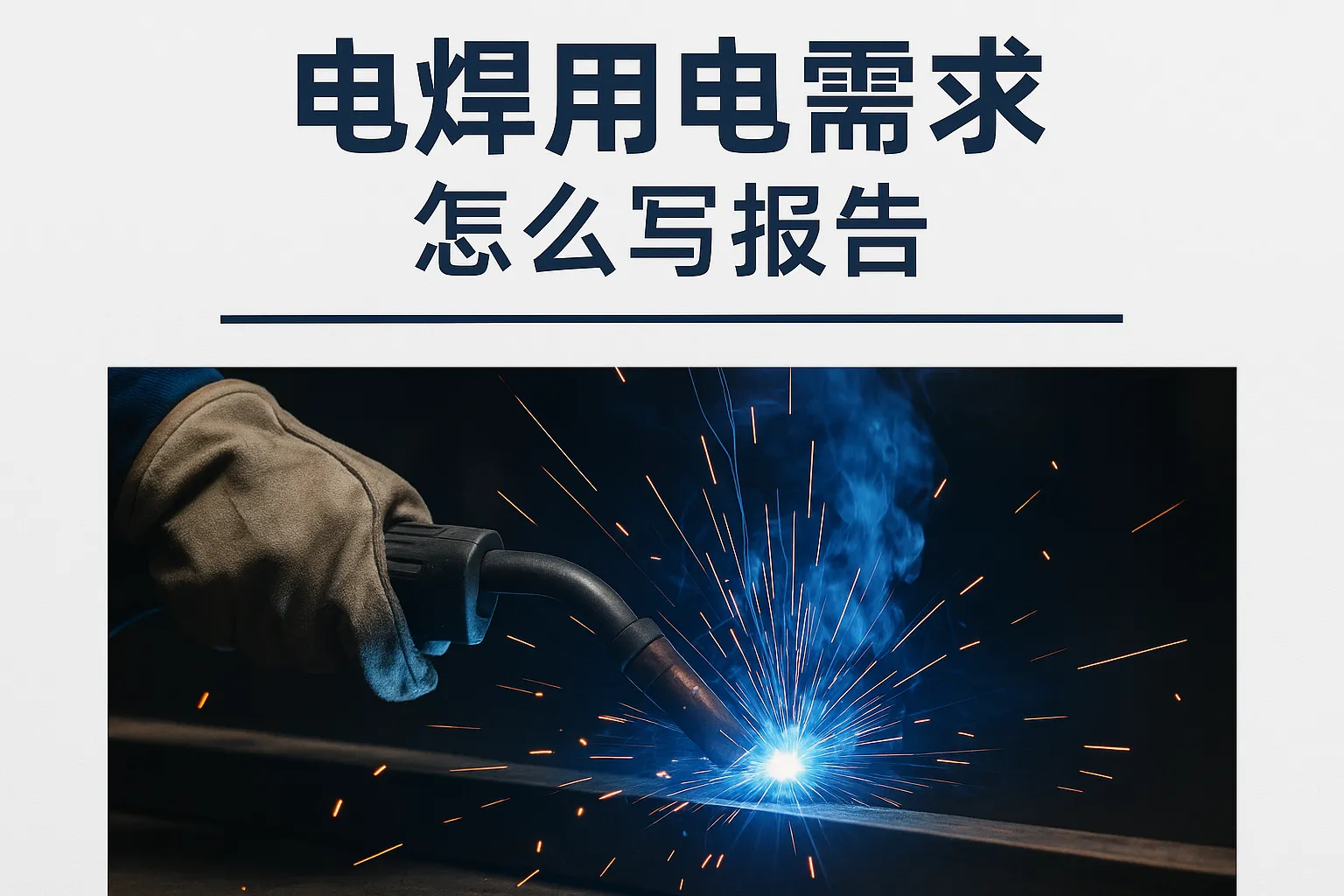 电焊用电需求怎么写报告