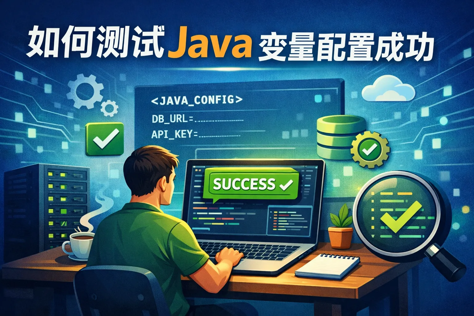 如何测试java变量配置成功