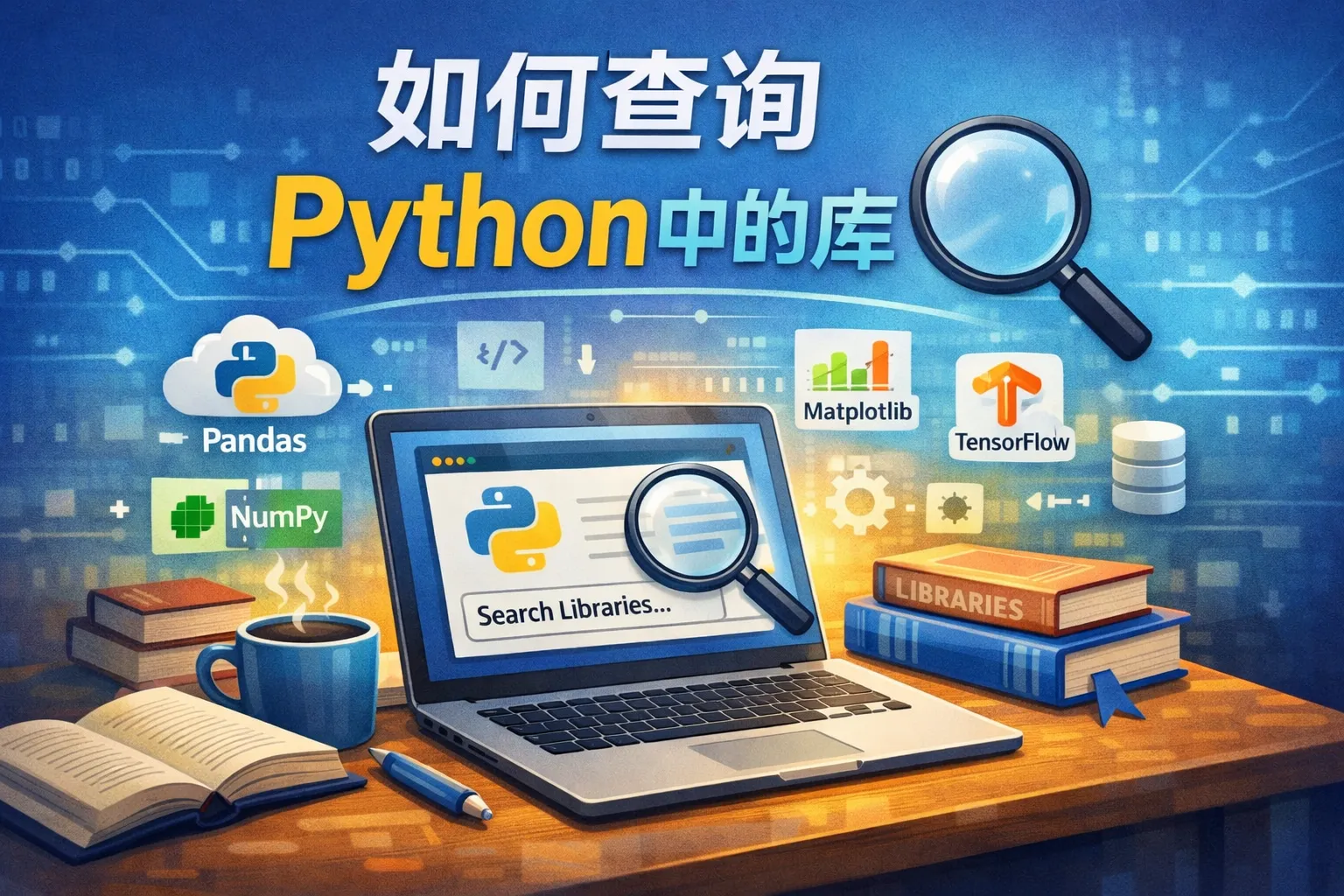 如何查询python中的库