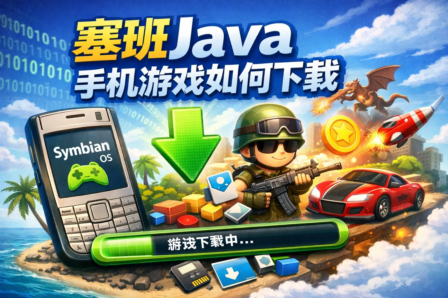 塞班java手机游戏如何下载