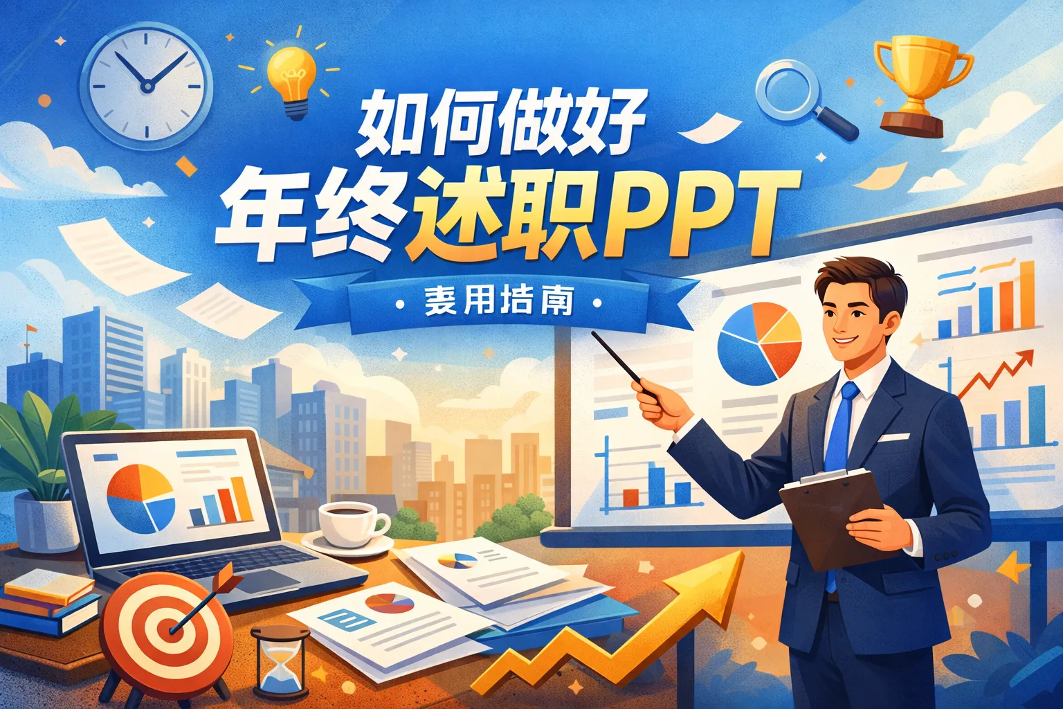 如何做好年终述职ppt