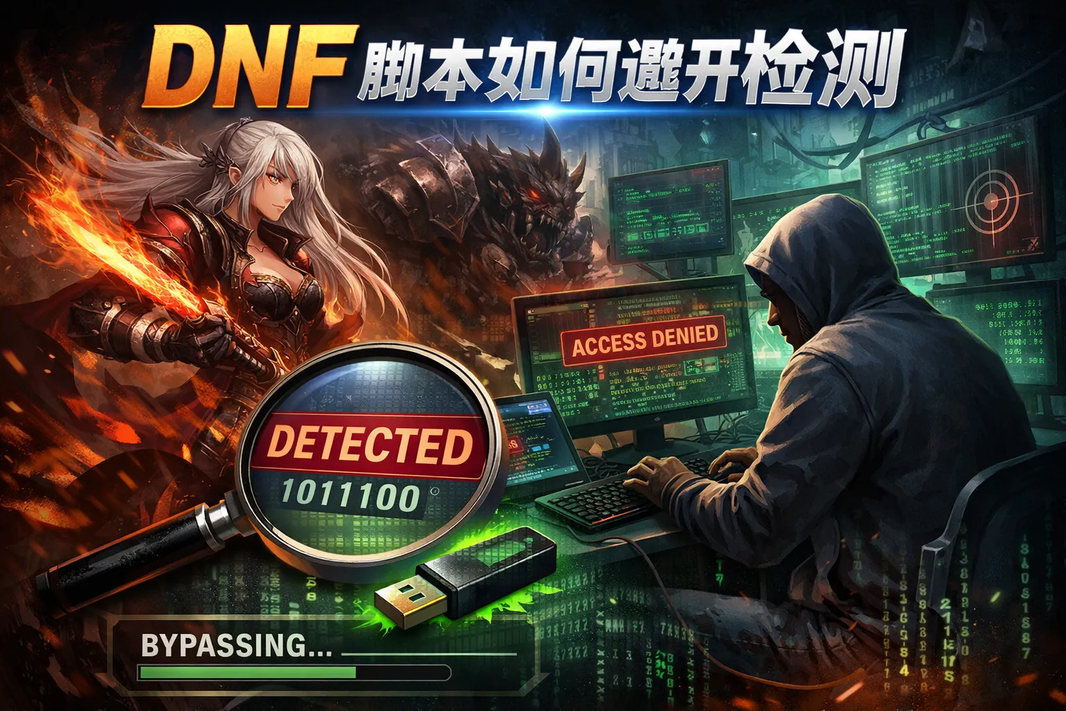 dnf脚本如何避开检测