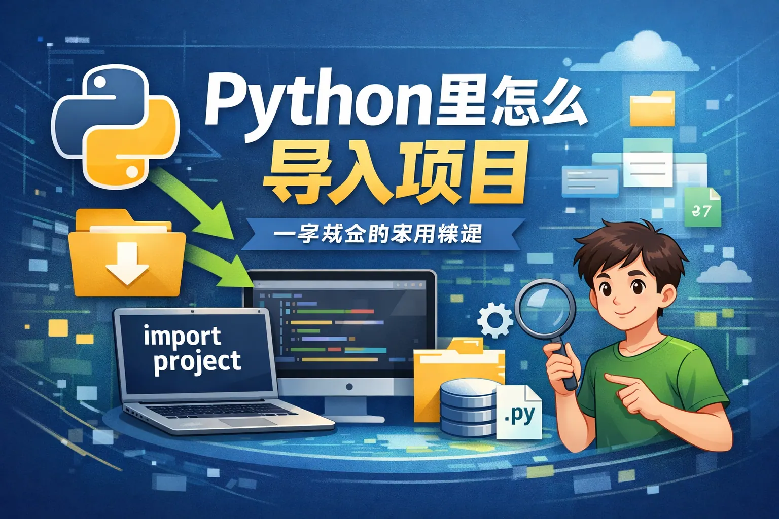 python里怎么导入项目
