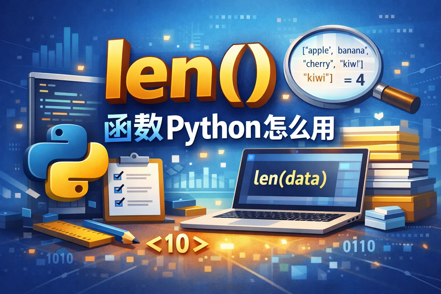 len函数python怎么用